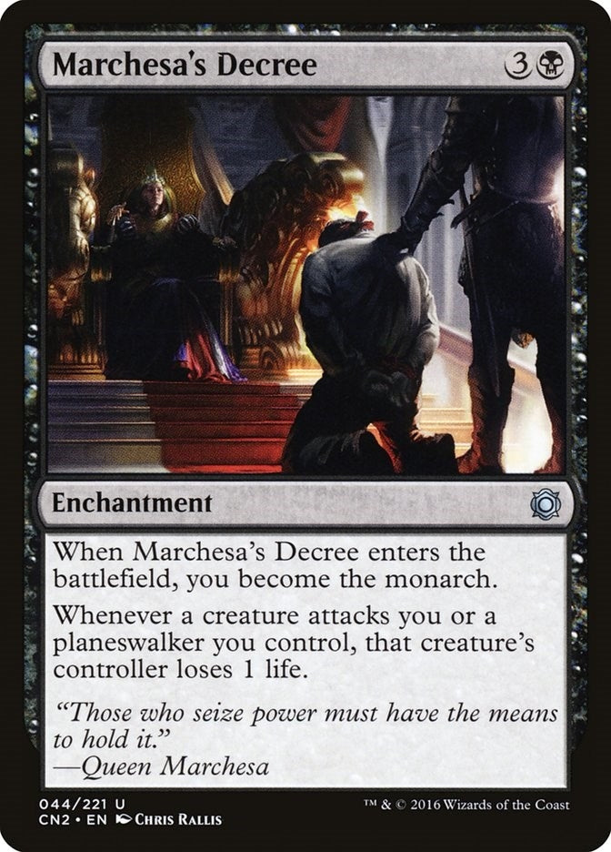 Image for Marchesa's Decree (Conspiracy: Take the Crown) (44) - Magic: The Gathering