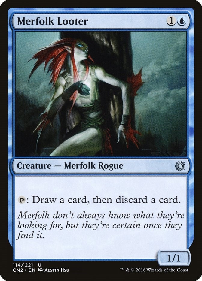 Image for Merfolk Looter (Conspiracy: Take the Crown) (114) - Magic: The Gathering