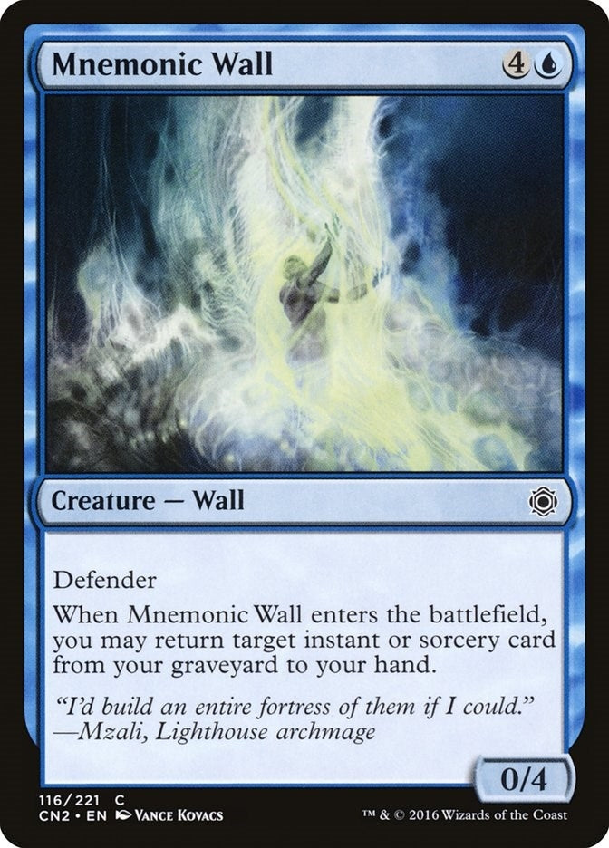 Image for Mnemonic Wall (Conspiracy: Take the Crown) (116) - Magic: The Gathering