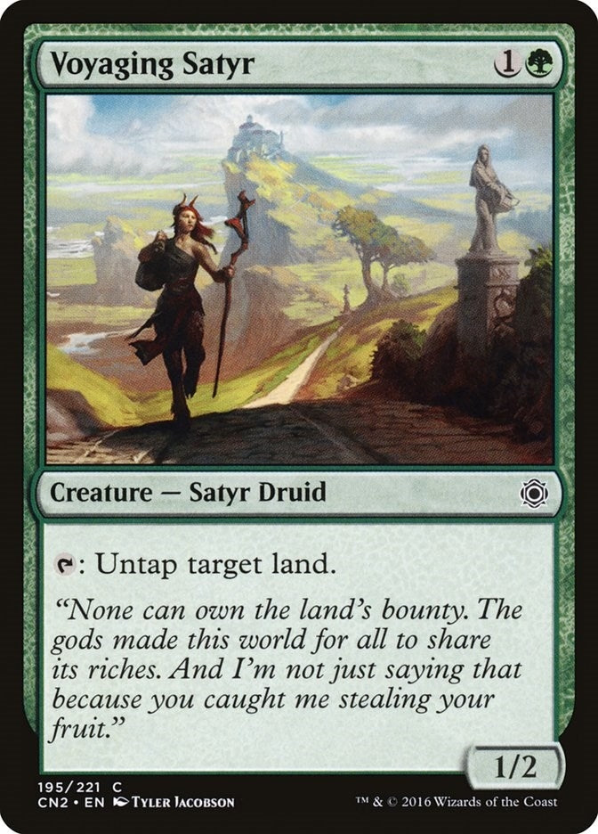 Image for Voyaging Satyr (Conspiracy: Take the Crown) (195) - Magic: The Gathering