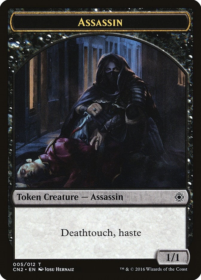 Image for Assassin Token (Conspiracy: Take the Crown) (5) - Magic: The Gathering