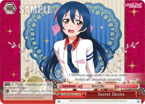 Image for Secret Desire (Love Live! DX Vol.2) (LL/EN-W02-E111 CR) - Weiss Schwarz