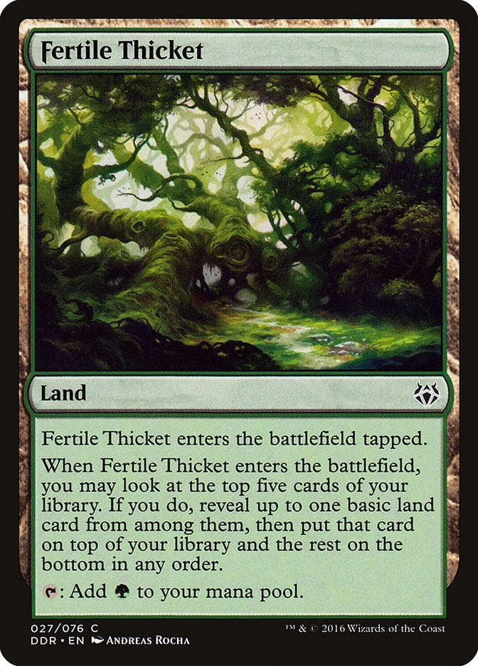 Image for Fertile Thicket (Duel Decks: Nissa vs. Ob Nixilis) (27) - Magic: The Gathering
