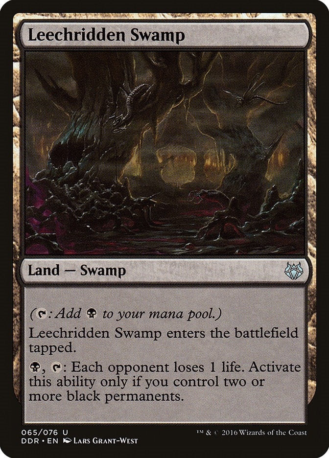 Image for Leechridden Swamp (Duel Decks: Nissa vs. Ob Nixilis) (65) - Magic: The Gathering