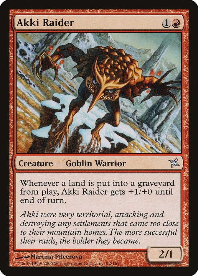 Image for Akki Raider (Betrayers of Kamigawa) (92) - Magic: The Gathering