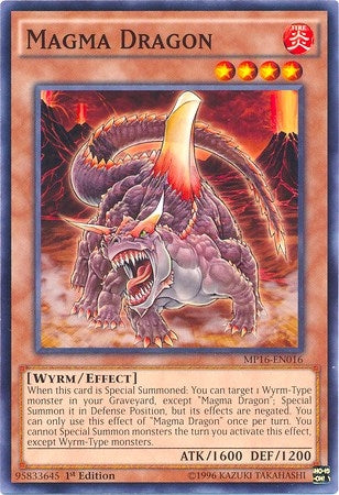 Image for Magma Dragon (2016 Mega-Tins Mega Pack) (MP16-EN016) - YuGiOh