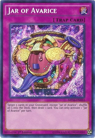 Image for Jar of Avarice (2016 Mega-Tins Mega Pack) (MP16-EN033) - YuGiOh