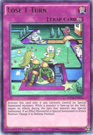 Image for Lose 1 Turn (2016 Mega-Tins Mega Pack) (MP16-EN034) - YuGiOh