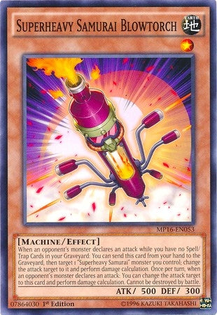 Image for Superheavy Samurai Blowtorch (2016 Mega-Tins Mega Pack) (MP16-EN053) - YuGiOh