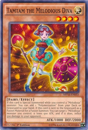Image for Tamtam the Melodious Diva (2016 Mega-Tins Mega Pack) (MP16-EN055) - YuGiOh