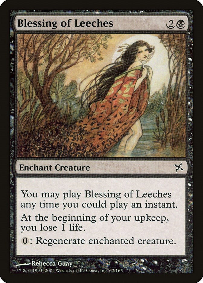Image for Blessing of Leeches (Betrayers of Kamigawa) (62) - Magic: The Gathering
