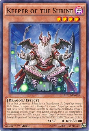 Image for Keeper of the Shrine (2016 Mega-Tins Mega Pack) (MP16-EN064) - YuGiOh