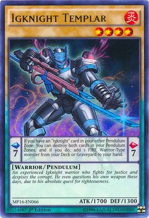 Image for Igknight Templar (2016 Mega-Tins Mega Pack) (MP16-EN066) - YuGiOh