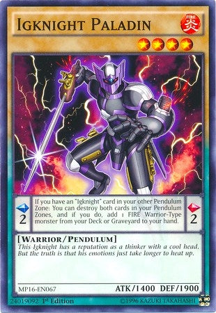 Image for Igknight Paladin (2016 Mega-Tins Mega Pack) (MP16-EN067) - YuGiOh