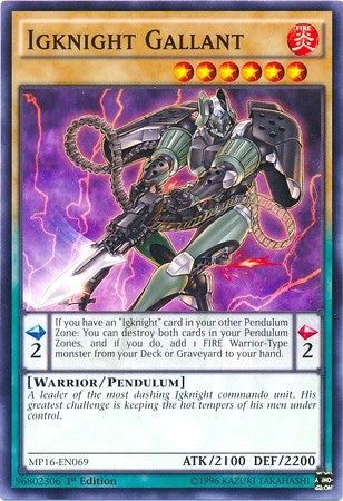 Image for Igknight Gallant (2016 Mega-Tins Mega Pack) (MP16-EN069) - YuGiOh