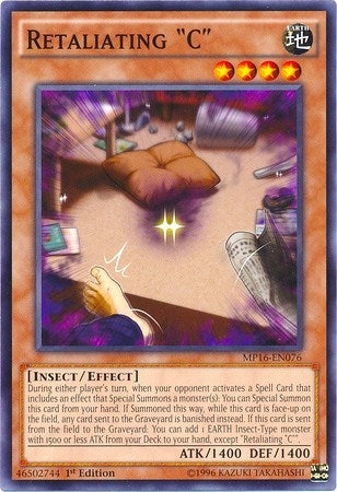 Image for Retaliating "C" (2016 Mega-Tins Mega Pack) (MP16-EN076) - YuGiOh