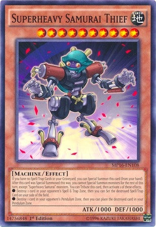 Image for Superheavy Samurai Thief (2016 Mega-Tins Mega Pack) (MP16-EN108) - YuGiOh