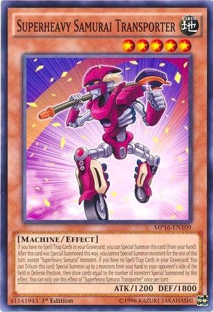 Image for Superheavy Samurai Transporter (2016 Mega-Tins Mega Pack) (MP16-EN109) - YuGiOh