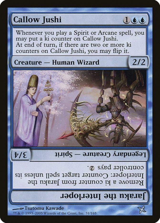 Image for Callow Jushi (Betrayers of Kamigawa) (31) - Magic: The Gathering