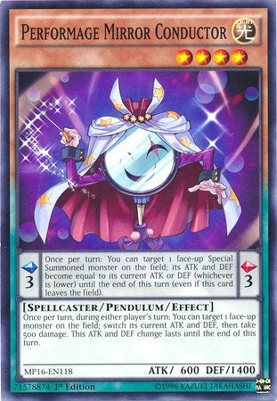 Image for Performage Mirror Conductor (2016 Mega-Tins Mega Pack) (MP16-EN118) - YuGiOh