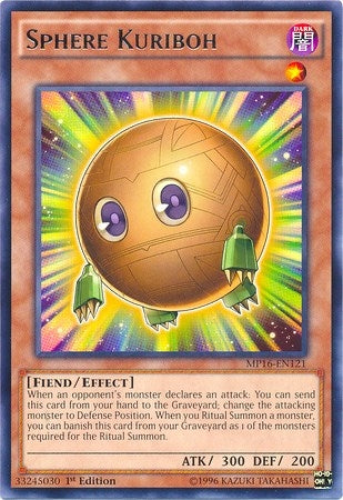 Image for Sphere Kuriboh (2016 Mega-Tins Mega Pack) (MP16-EN121) - YuGiOh