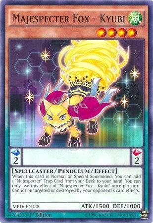 Image for Majespecter Fox - Kyubi (2016 Mega-Tins Mega Pack) (MP16-EN128) - YuGiOh