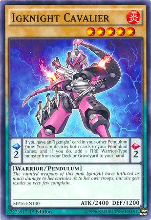 Image for Igknight Cavalier (2016 Mega-Tins Mega Pack) (MP16-EN130) - YuGiOh