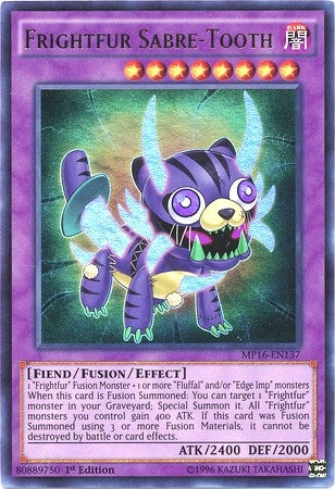 Image for Frightfur Sabre-Tooth (2016 Mega-Tins Mega Pack) (MP16-EN137) - YuGiOh