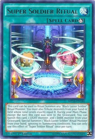 Image for Super Soldier Ritual (2016 Mega-Tins Mega Pack) (MP16-EN146) - YuGiOh