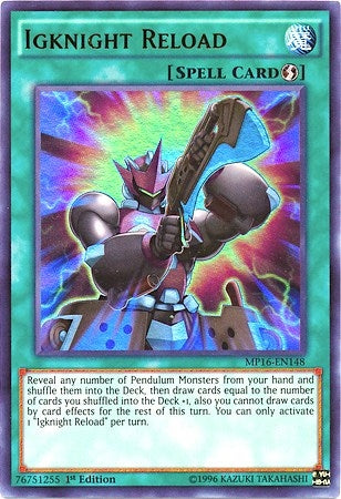 Image for Igknight Reload (2016 Mega-Tins Mega Pack) (MP16-EN148) - YuGiOh