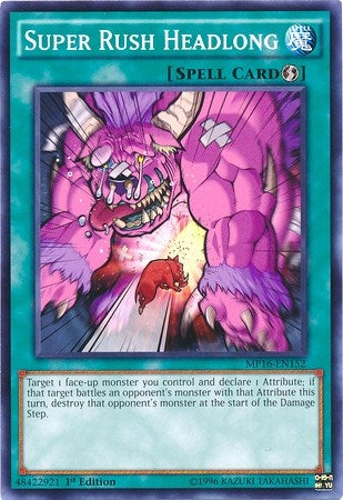Image for Super Rush Headlong (2016 Mega-Tins Mega Pack) (MP16-EN152) - YuGiOh