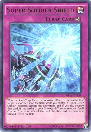 Image for Super Soldier Shield (2016 Mega-Tins Mega Pack) (MP16-EN157) - YuGiOh