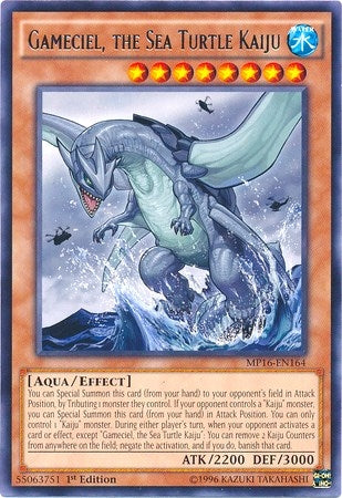 Image for Gameciel, the Sea Turtle Kaiju (2016 Mega-Tins Mega Pack) (MP16-EN164) - YuGiOh