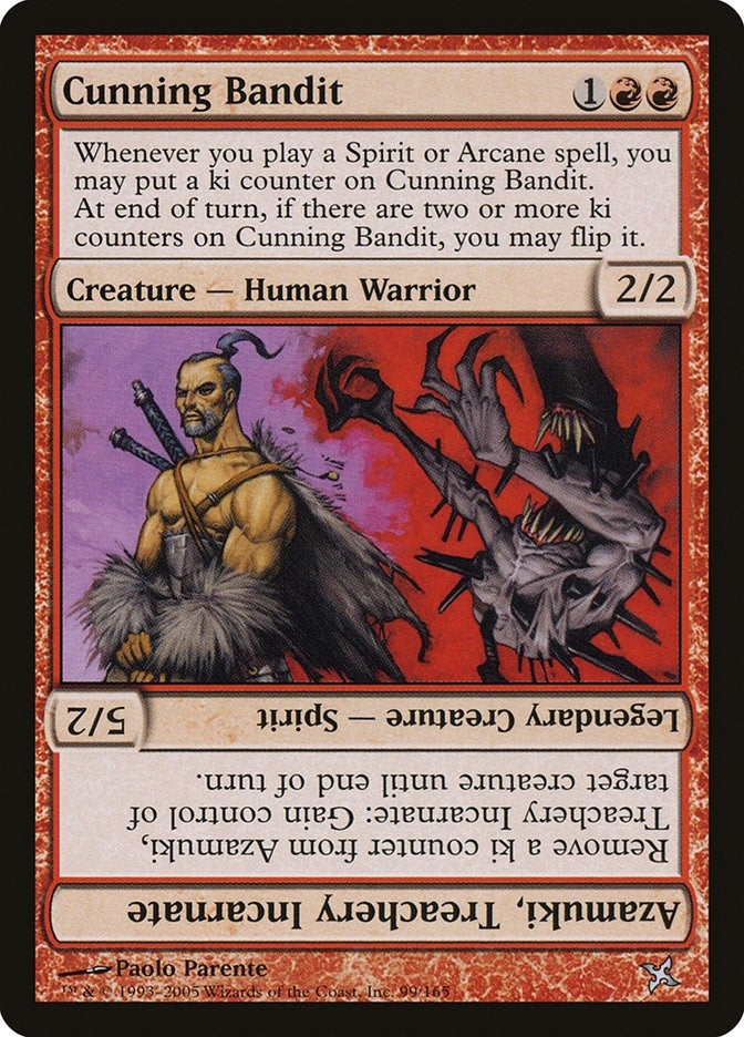 Image for Cunning Bandit (Betrayers of Kamigawa) (99) - Magic: The Gathering