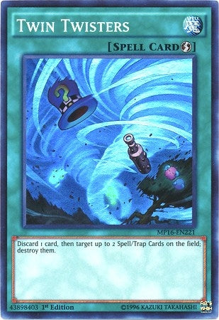 Image for Twin Twisters (2016 Mega-Tins Mega Pack) (MP16-EN221) - YuGiOh