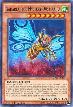 Image for Gadarla, the Mystery Dust Kaiju (2016 Mega-Tins Mega Pack) (MP16-EN234) - YuGiOh