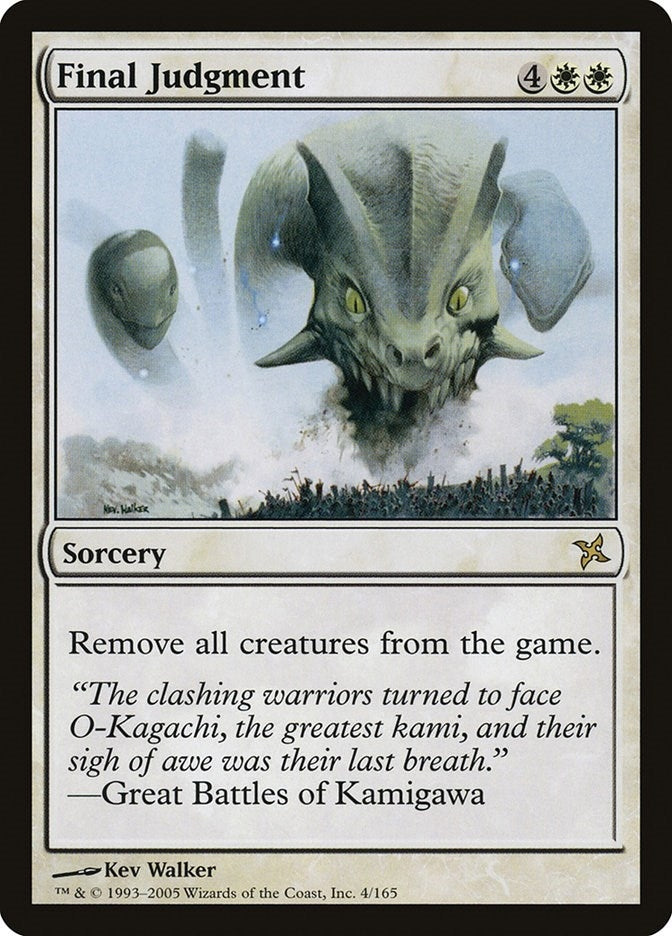 Image for Final Judgment (Betrayers of Kamigawa) (4) - Magic: The Gathering