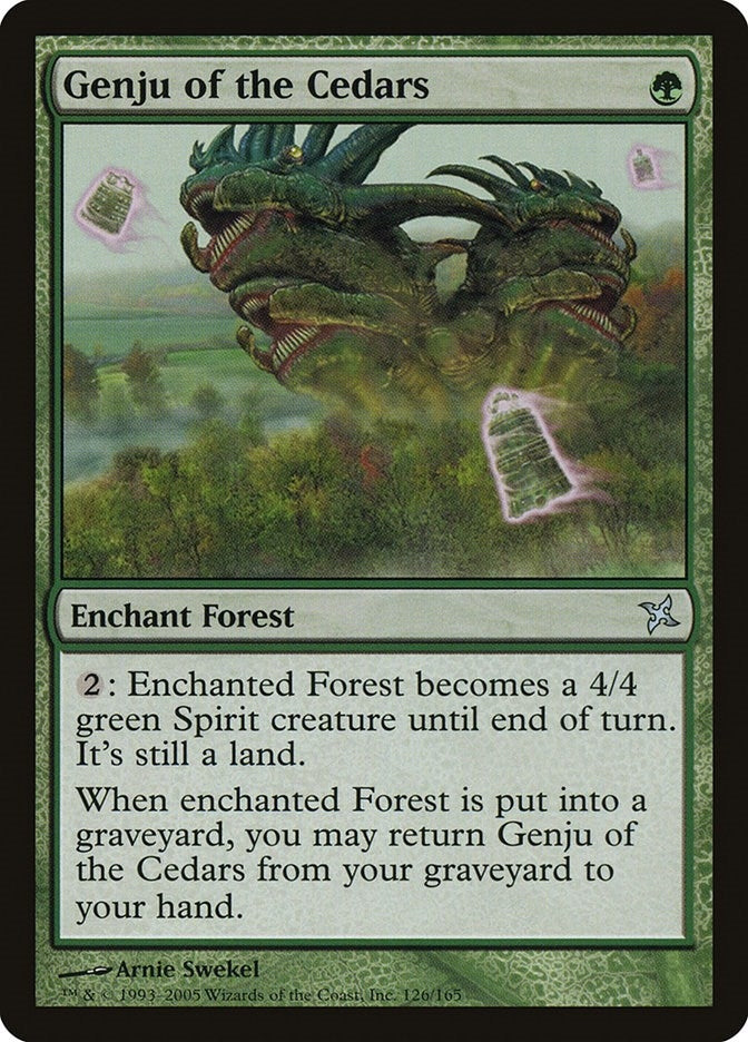 Image for Genju of the Cedars (Betrayers of Kamigawa) (126) - Magic: The Gathering