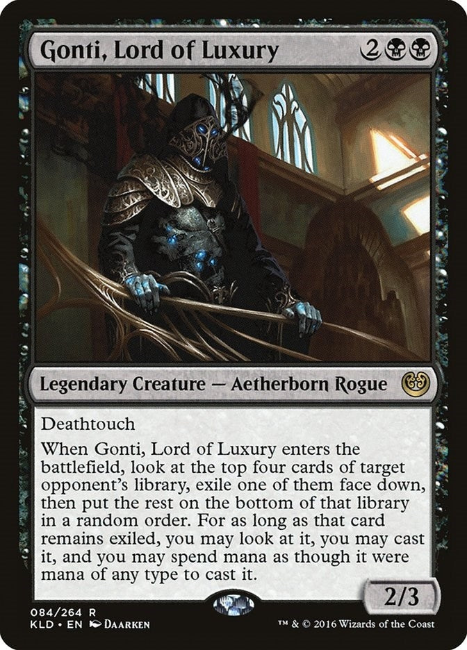 Image for Gonti, Lord of Luxury (Kaladesh) (84) - Magic: The Gathering
