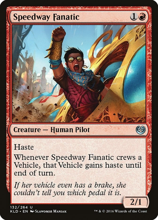 Image for Speedway Fanatic (Kaladesh) (132) - Magic: The Gathering