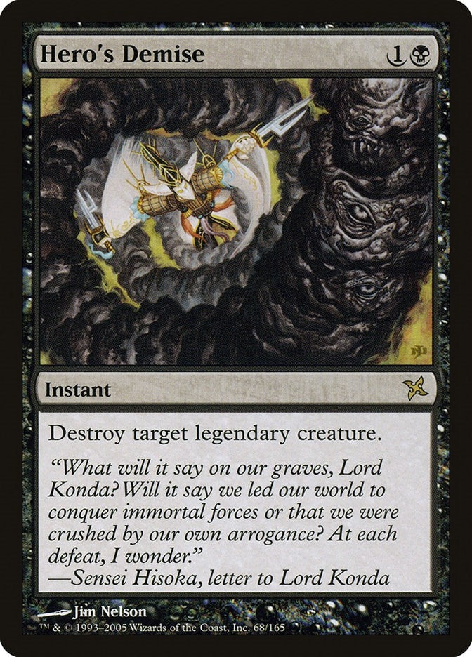 Image for Hero's Demise (Betrayers of Kamigawa) (68) - Magic: The Gathering