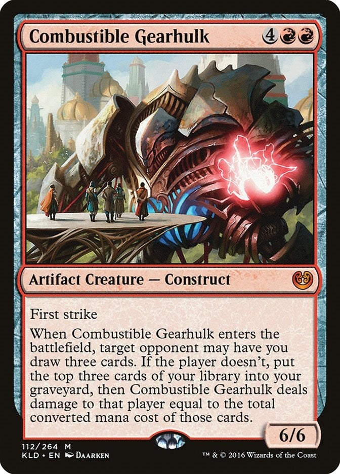 Image for Combustible Gearhulk (Kaladesh) (112) - Magic: The Gathering