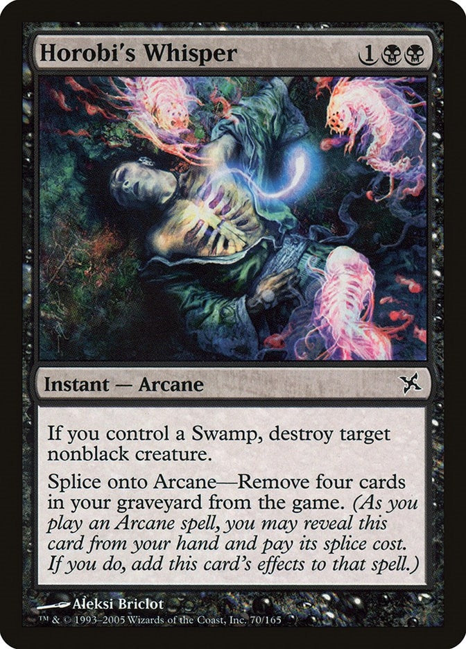Image for Horobi's Whisper (Betrayers of Kamigawa) (70) - Magic: The Gathering