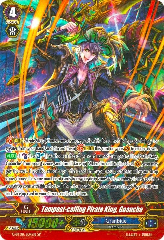 Image for Tempest-calling Pirate King, Goauche (SP) (G-BT08: Absolute Judgment) (G-BT08/S07EN) - Cardfight Vanguard
