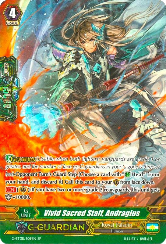 Image for Vivid Sacred Staff, Andragius (SP) (G-BT08: Absolute Judgment) (G-BT08/S09EN) - Cardfight Vanguard