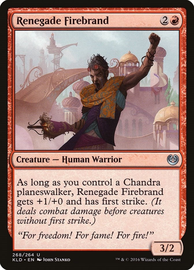 Image for Renegade Firebrand (Kaladesh) (268) - Magic: The Gathering