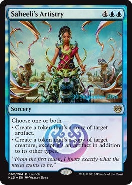 Image for Saheeli's Artistry (Launch Party & Release Event Promos) (62) - Magic: The Gathering