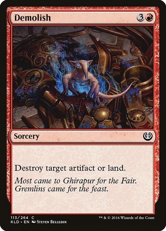 Image for Demolish (Kaladesh) (113) - Magic: The Gathering