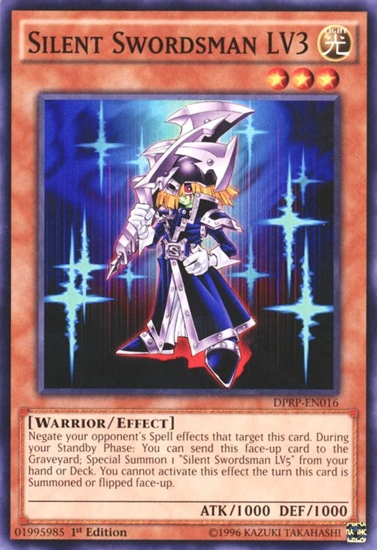 Image for Silent Swordsman LV3 (Duelist Pack: Rivals of the Pharaoh) (DPRP-EN016) - YuGiOh