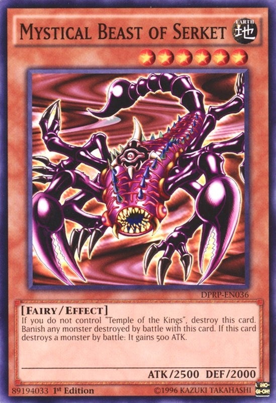 Image for Mystical Beast of Serket (Duelist Pack: Rivals of the Pharaoh) (DPRP-EN036) - YuGiOh